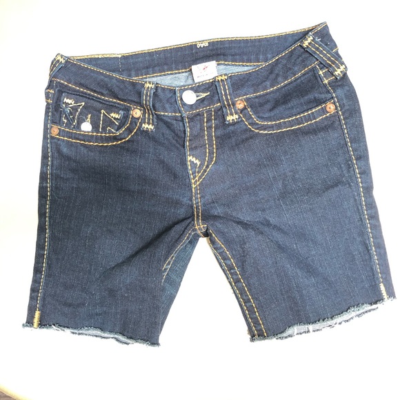 True Religion Jean Shorts Size 29 Becky Big T - Picture 7 of 10